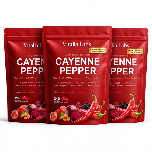 Pack cayenne pepper - 3-pack,