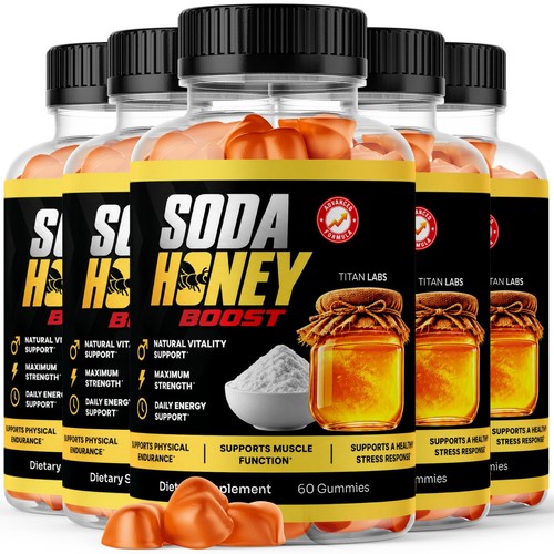 Soda honey boost acv - honey,
