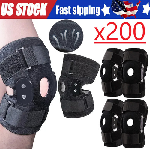 Hinged knee brace compression - knee,